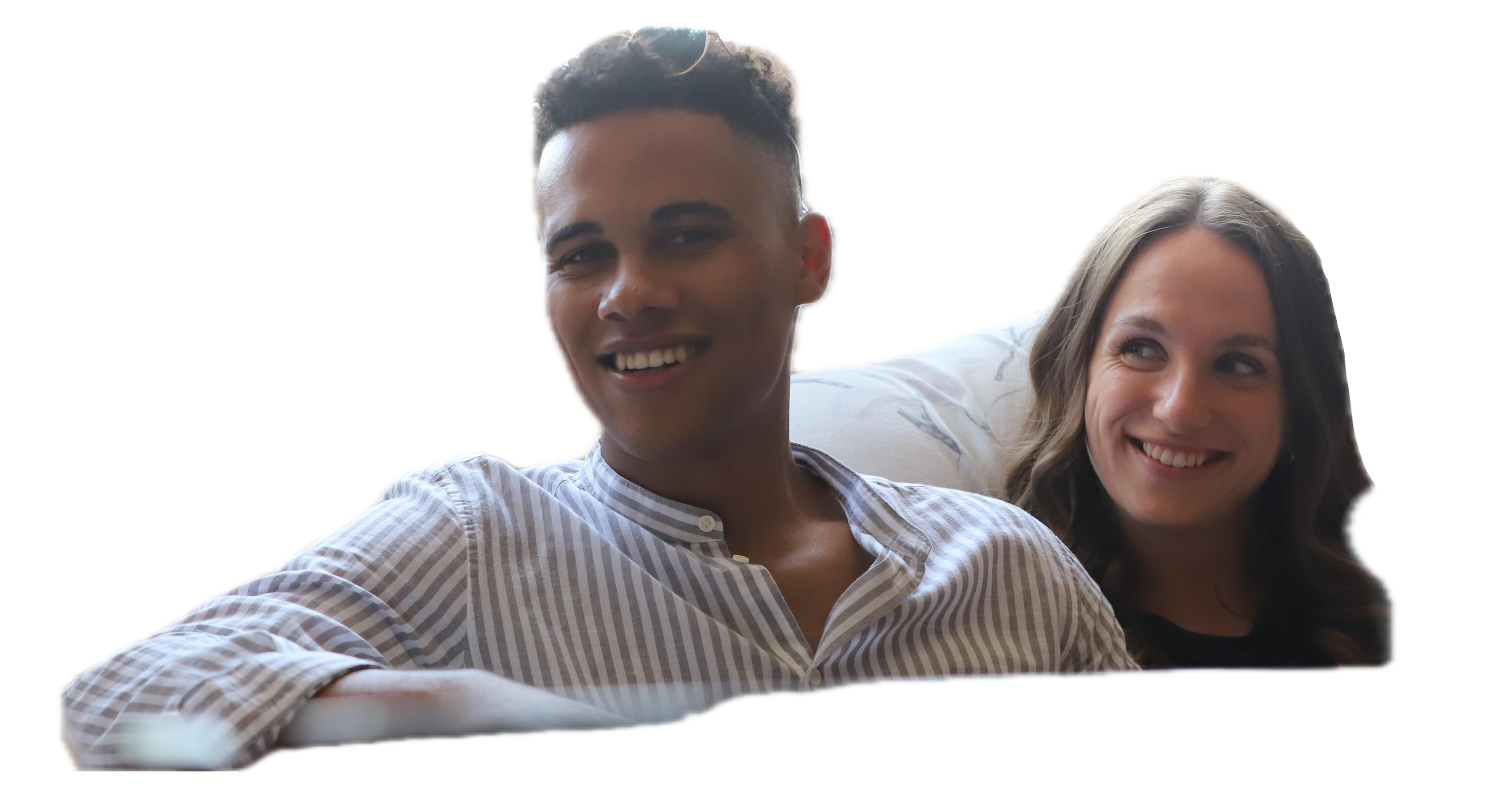 Samuel e Angela — co-founder di TailorMade AI Studio